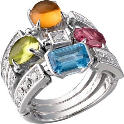 Кольцо Bvlgari Allegra Color Collection 3-Band Ring AN852714
