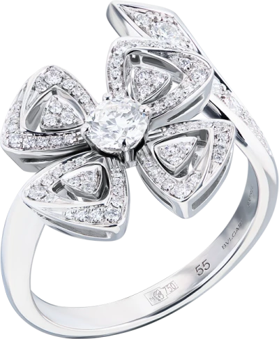 Кольцо Bvlgari Fiorever White Gold & Diamonds 356930