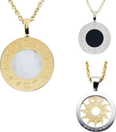 Подвеска  Bvlgari BVLGARI TONDO SET, TWO PENDANTS ON THE CHAIN BVLGARI PENDANT SET (id 32704)