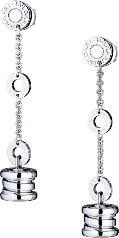 Серьги Bvlgari B.Zero1 White Gold Earrings
