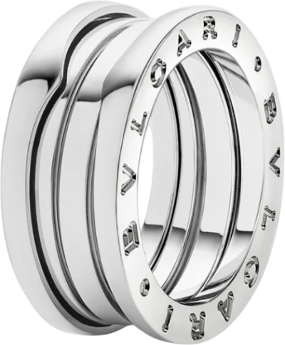 Кольцо Bvlgari B.Zero1 3 Band White Gold
