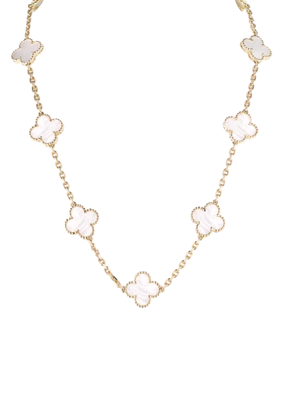Колье Van Cleef & Arpels Vintage Alhambra Mother-of-pearl 10 Motifs