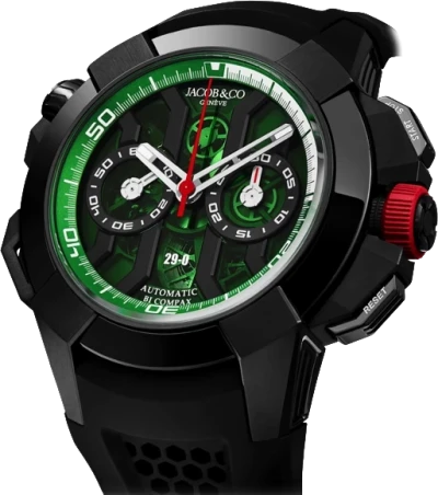 Часы Jacob &amp; Co hrono Black Khabib EC323.21.AA.AA.A (id 39425)