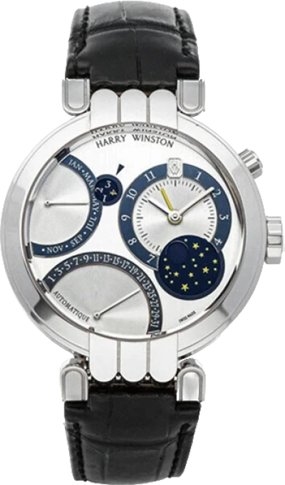 Часы Harry Winston Excenter Bi-Retro Perpetual Calendar Gold 200-MAPC 41W (id 32538)