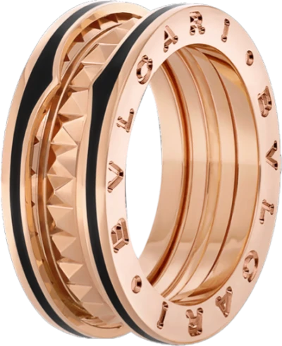 Кольцо Bvlgari B.Zero1 Rock two-band Rose Gold (SIZE 53) 357987