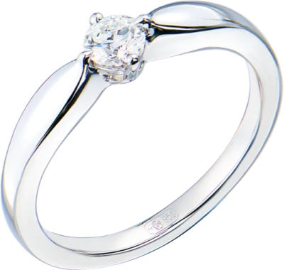 Кольцо Bvlgari Dedicata a Venezia 0,22 ct E/VVS1 Round Brilliant 345189